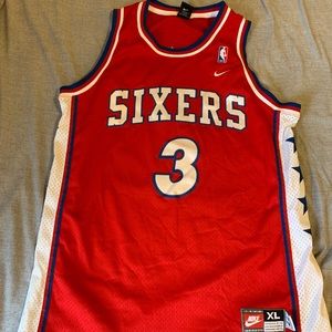 Philadelphia 76ers Sixers Iverson throwback jersey